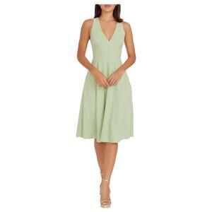 Dress the Population Catalina fit flare dress light green size X-Large XL